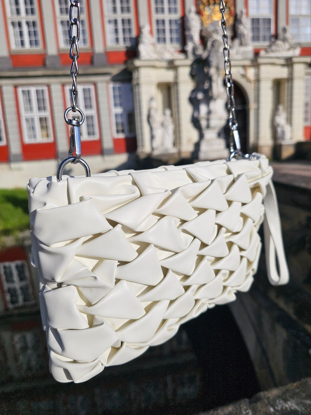 Avyline Woven Bag – Soft Cream