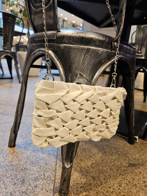 Avyline Woven Bag – Soft Cream