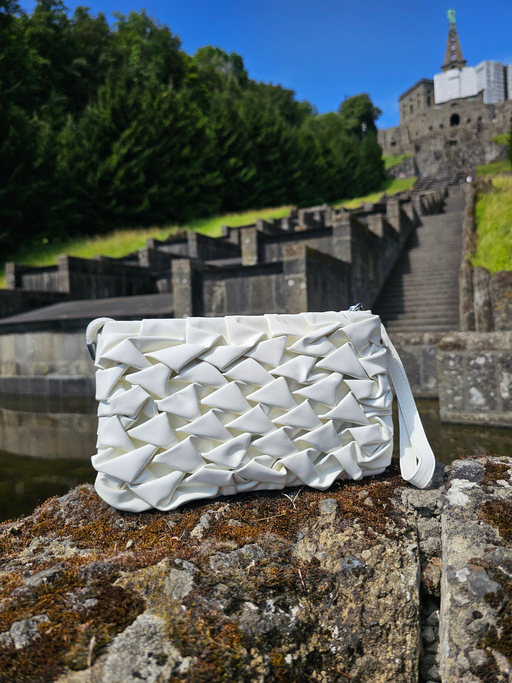 Avyline Woven Bag – Soft Cream