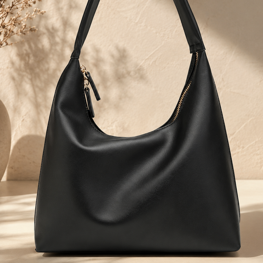 Avyline Hobo Bag - Pearl & Noir
